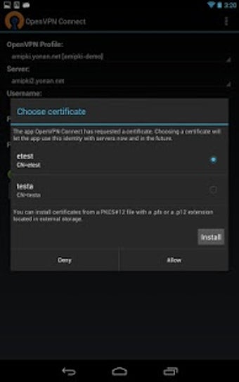 OpenVPN Connect的第4张图片