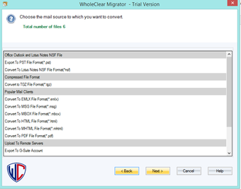 WholeClear MBOX to TGZ Converter