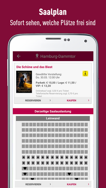 CinemaxX: Kinotickets  Filme