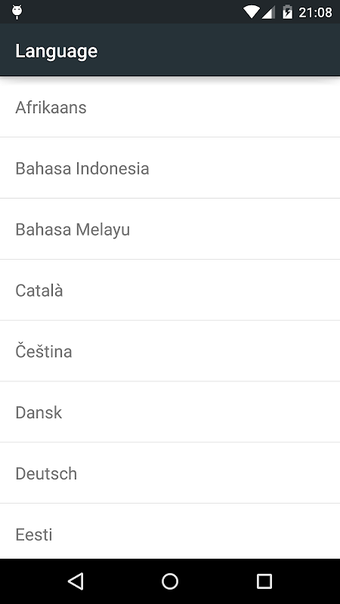 Immagine 0 per Locale Setting Widget