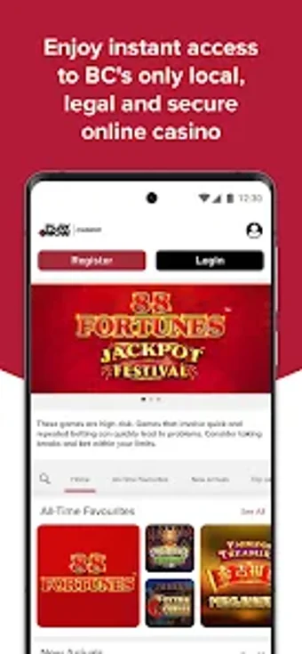 Image 0 pour PlayNow Slots BC
