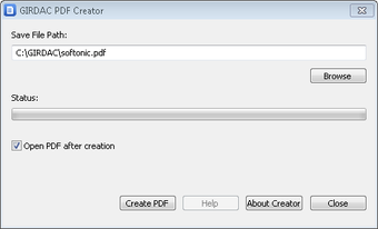 Image 1 for GIRDAC Free PDF Creator