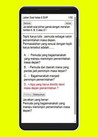 Bild 0 für Latihan Soal Kelas 8 SMP