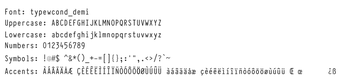 Bild 0 für Typewriter Condensed