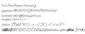 PhontPhreaks Handwriting的第0张图片
