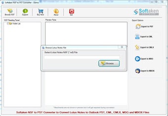 Obraz 0 dla Softaken NSF to PST Conve…