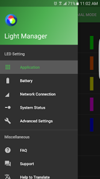 Light Manager - LED Settings