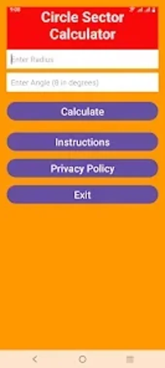 Image 0 pour Circle Sector Calculator