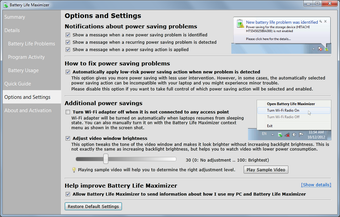 Battery Life Maximizer