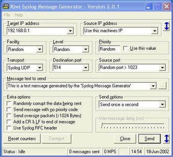 Bild 0 für Kiwi Syslog Generator Too…