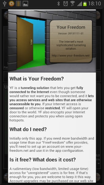 Imagen 4 para Your Freedom VPN Client