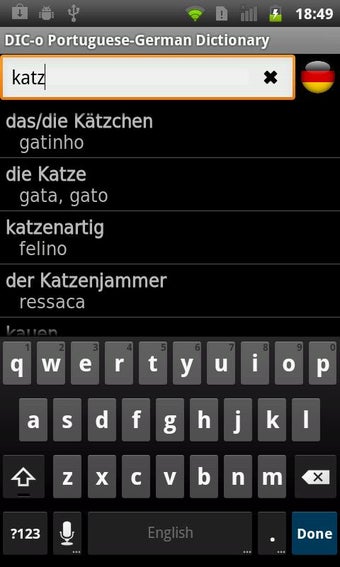 Portuguese-German offline dict