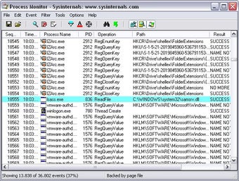 Image 0 pour Microsoft Process Monitor