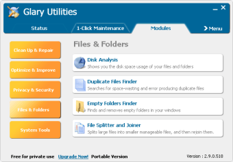 Download Glary Utilities Portable for Windows