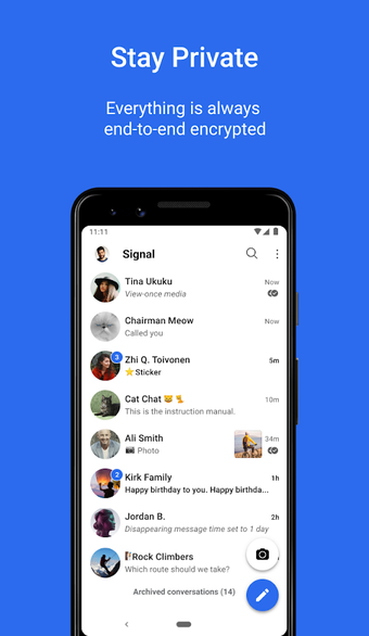 Bild 1 für Signal Private Messenger