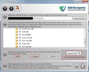 Immagine 0 per Free OLM to PST Converter…