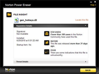 Image 2 pour Norton Power Eraser