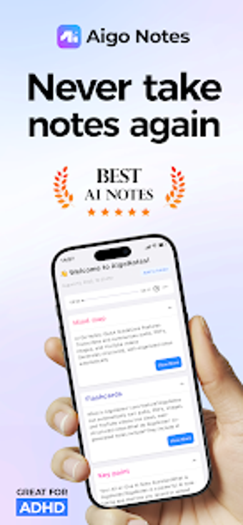 AIgoNotes-AI Note Takerの画像0