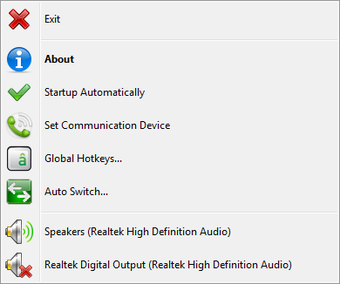 Audio Output Switcher