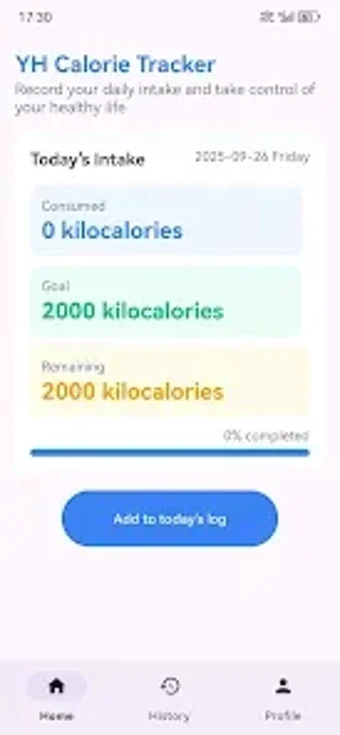 Imagen 0 para YH Calorie Tracker