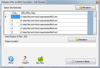 Softaken EML to MSG Converter