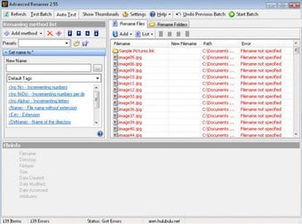 Immagine 0 per Advanced Renamer Portable