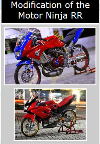 Wallpaper Modification of Ninja RR Motorbike