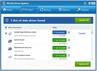 WinZip Driver Updater的第1张图片