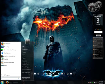 Download Windows7 The Dark Knight Theme for Windows