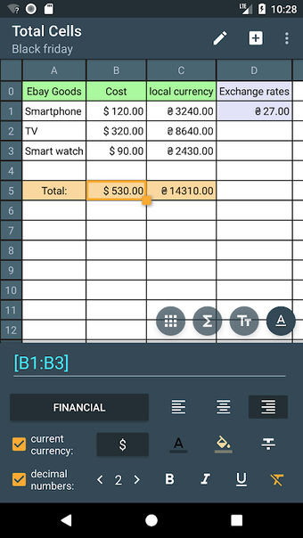 Total Cells Calculator