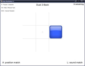 Brain Workshop - a Dual N-Back game