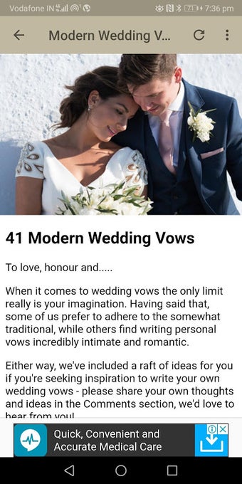 Image 0 pour WEDDING VOWS - MARRIAGE V…