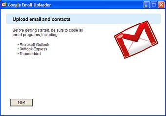 Google Email Uploader