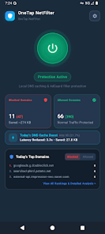 Bild 0 für OneTap NetFilter - DNS Sh…