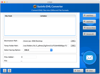 SysInfotools Mac EML Converter