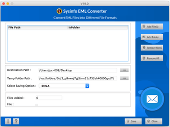 Bild 0 für SysInfotools Mac EML Conv…