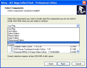 ace mega codec pack windows xp download