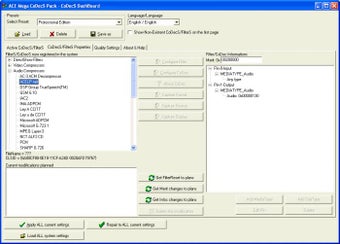 Bild 1 für ACE Mega Codec Pack