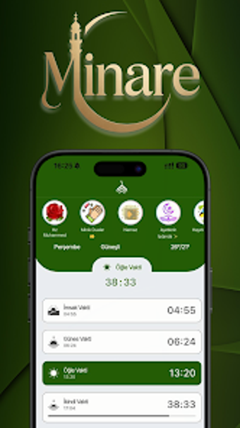 Obraz 0 dla Minare - Prayer Times