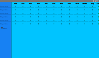 Five Crowns Scorecard