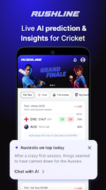 Bild 0 für RushLine : Cricket Predic…