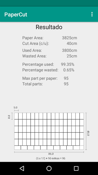 Papercut Cutting Calculator