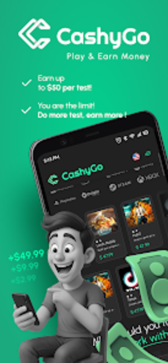 Obraz 0 dla CashyGo: Play  Earn Money