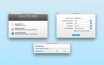 Image 0 for DjVu To PDF Converter