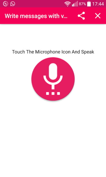 Write Messages with Your Voice