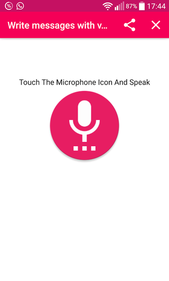 Write Messages with Your Voice