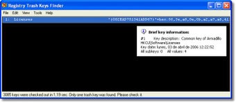 Imagen 0 para Registry Trash Keys Finde…