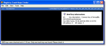 Registry Trash Keys Finder