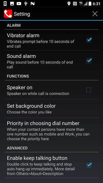 Obraz 0 dla Auto Redial | call timer