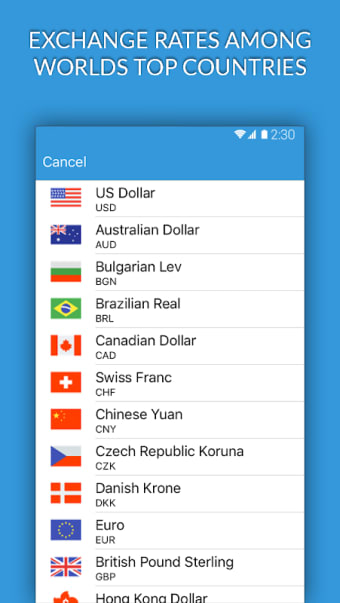 Currency Converter - live fore